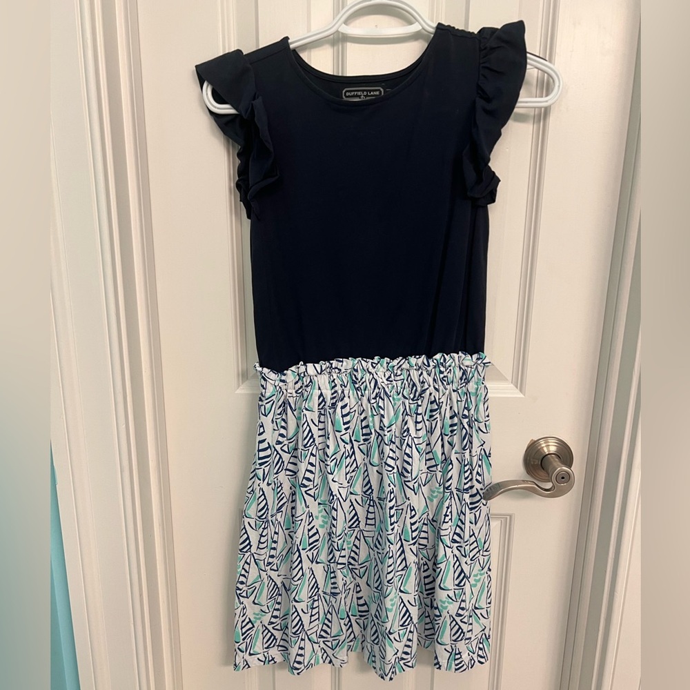 Duffield Lane Girl’s Classic Cotten Sailboat Dress